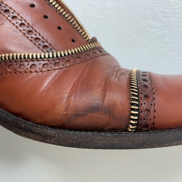 Louis Vuitton LV Brown Leather Tomboy Richelieu Oxfords Size 37 - Picture 11 of 11